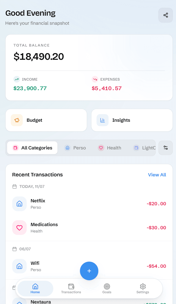 App screenshot